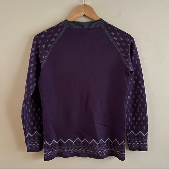 NEVE Ellie Wool Blend Purple Acai Crewneck Sweater Sz Small - Picture 5 of 8